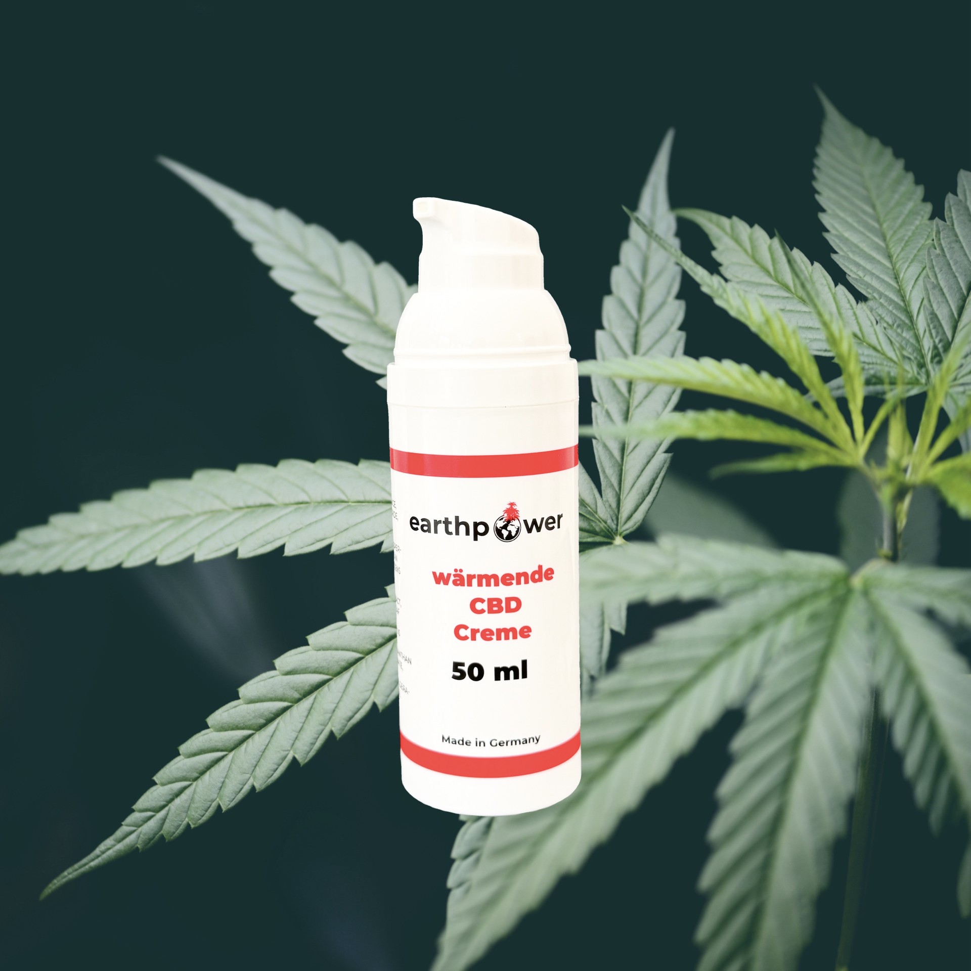 Wärmende CBD-Creme mit Hanfblatt Vollextrakt